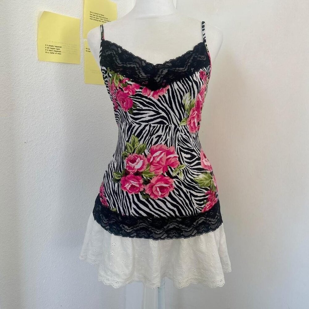 Cache Y2k Animal Print Tank Top